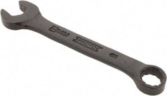 Proto - 8mm 12 Point Offset Combination Wrench - 15° Offset Angle, 3-1/2" OAL, Steel, Black Finish - Apex Tool & Supply