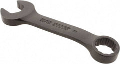 Proto - 5/8" 12 Point Offset Combination Wrench - 15° Offset Angle, 4-13/16" OAL, Steel, Black Finish - Apex Tool & Supply