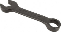 Proto - 9/16" 12 Point Offset Combination Wrench - 15° Offset Angle, 4-9/16" OAL, Steel, Black Finish - Apex Tool & Supply