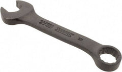 Proto - 7/16" 12 Point Offset Combination Wrench - 15° Offset Angle, 4-1/16" OAL, Steel, Black Finish - Apex Tool & Supply