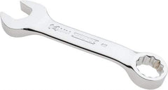 Proto - 14mm 12 Point Offset Combination Wrench - 15° Offset Angle, 4-1/2" OAL, Steel, Chrome Finish - Apex Tool & Supply