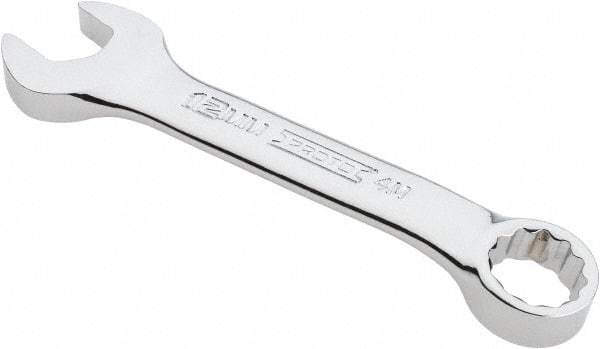 Proto - 12mm 12 Point Offset Combination Wrench - 15° Offset Angle, 4-1/8" OAL, Steel, Chrome Finish - Apex Tool & Supply