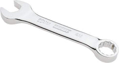 Proto - 11mm 12 Point Offset Combination Wrench - 15° Offset Angle, 3-15/16" OAL, Steel, Chrome Finish - Apex Tool & Supply