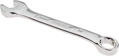 Proto - 8mm 12 Point Offset Combination Wrench - 15° Offset Angle, 3-1/2" OAL, Steel, Chrome Finish - Apex Tool & Supply
