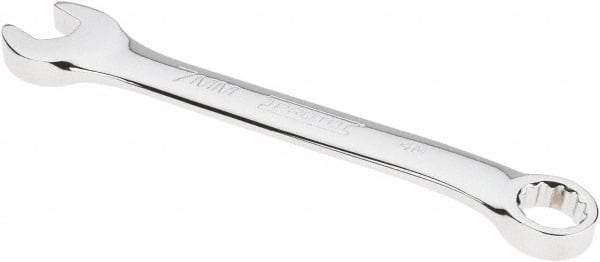 Proto - 7mm 12 Point Offset Combination Wrench - 15° Offset Angle, 3-3/8" OAL, Steel, Chrome Finish - Apex Tool & Supply