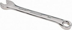 Proto - 6mm 12 Point Offset Combination Wrench - 15° Offset Angle, 3-1/4" OAL, Steel, Chrome Finish - Apex Tool & Supply