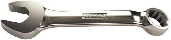 Proto - 9/16" 12 Point Combination Wrench - 15° Offset Angle, 4-1/2" OAL, Steel, Polished Finish - Apex Tool & Supply