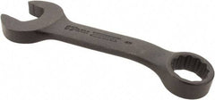 Proto - 17mm 12 Point Offset Combination Wrench - 15° Offset Angle, 5-1/16" OAL, Steel, Black Finish - Apex Tool & Supply