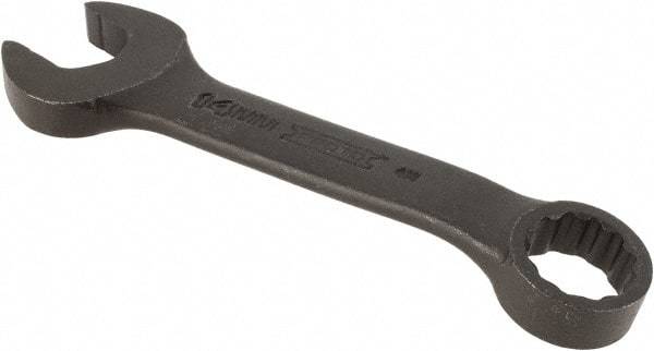 Proto - 14mm 12 Point Offset Combination Wrench - 15° Offset Angle, 4-1/2" OAL, Steel, Black Finish - Apex Tool & Supply