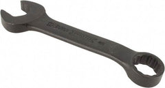 Proto - 13mm 12 Point Offset Combination Wrench - 15° Offset Angle, 4-5/16" OAL, Steel, Black Finish - Apex Tool & Supply