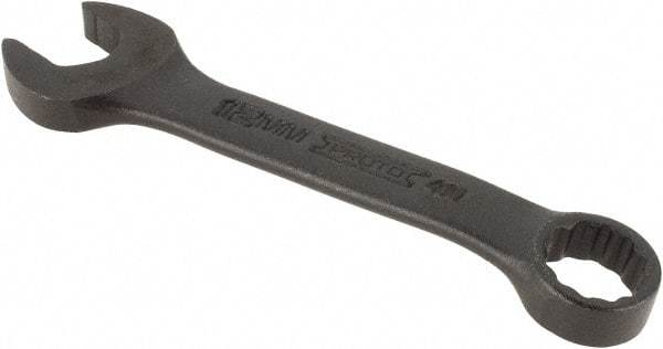 Proto - 12mm 12 Point Offset Combination Wrench - 15° Offset Angle, 4-1/8" OAL, Steel, Black Finish - Apex Tool & Supply