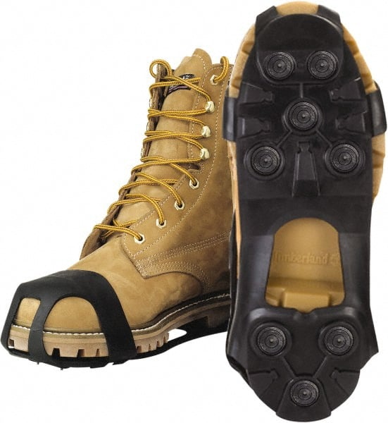 Winter Walking - Ice Traction Footwear Footwear Style: Strap-On Cleat Traction Type: Steel Studs - Apex Tool & Supply