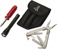 Ability One - 12 Piece, Multi-Tool Set - 4-1/2" OAL - Apex Tool & Supply