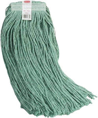 Rubbermaid - 2" White Head Band, Large Synthetic Cut End Mop Head - Clamp Jaw Connection - Apex Tool & Supply