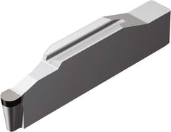 Sandvik Coromant - N123H1N1.5, 7025 Grade Cubic Boron Nitride Profiling Insert - Uncoated, 7° Relief Angle, 2mm Thick, 1mm Corner Radius - Apex Tool & Supply