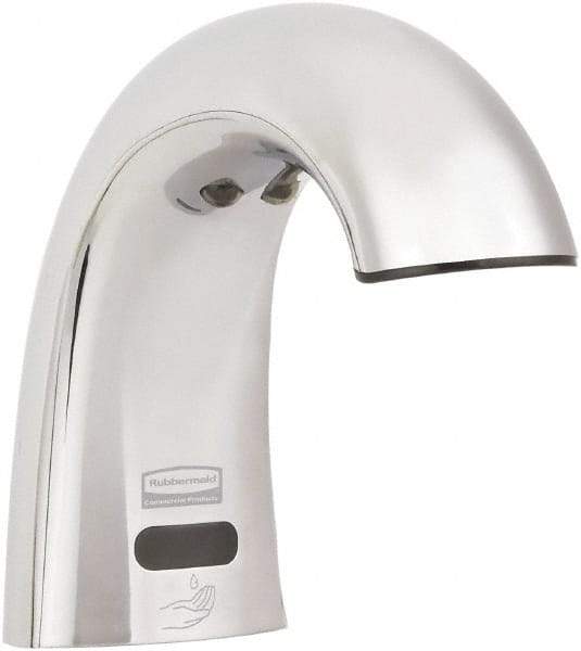 Rubbermaid - 800 to 1600 mL Foam Soap Dispenser Hardware - Plastic, Counter Mounted, Chrome - Apex Tool & Supply