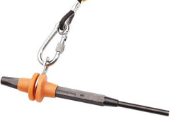 Proto - 7/32" Tethered Pin Punch - 6-3/8" OAL, Steel - Apex Tool & Supply