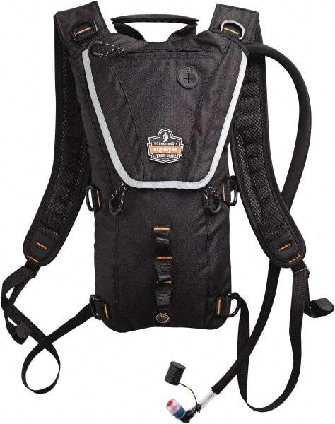 Ergodyne - Premium Low Profile Black Hydration Backpack - 17 Inch Long x 10-1/2 Inch Wide x 2-1/2 Inch Deep, 70 Ounce Reservoir Capacity - Apex Tool & Supply
