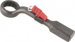 Proto - 2-3/16" 12 Point Tethered Striking Box Wrench - Single End, 13-1/2" OAL, Steel, Black Finish - Apex Tool & Supply
