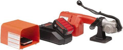 IDEAL TRIDON - 5/8 & 3/4" Wide Clamping Tools - Includes Clamping Tool, Battery, Charger, Bench Mount Fixture & Foot Pedal - Apex Tool & Supply
