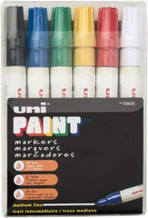 Sharpie - Black, Blue, Green, Red, White, Yellow Paint Marker - Bullet Tip, Oil Based - Apex Tool & Supply