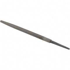 Value Collection - 6" Long, Bastard Cut, Square American-Pattern File - Double Cut - Apex Tool & Supply