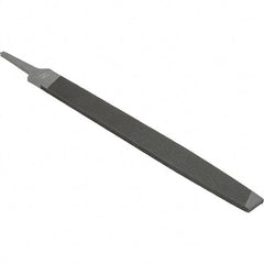 Value Collection - 10" Long, Bastard Cut, Mill American-Pattern File - Single Cut, 11/64" Overall Thickness - Apex Tool & Supply