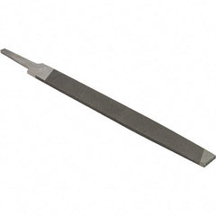 Value Collection - 8" Long, Smooth Cut, Mill American-Pattern File - Single Cut, 9/64" Overall Thickness - Apex Tool & Supply