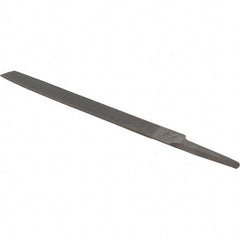 Value Collection - 8" Long, Bastard Cut, Half Round American-Pattern File - Double Cut, 7/32" Overall Thickness - Apex Tool & Supply