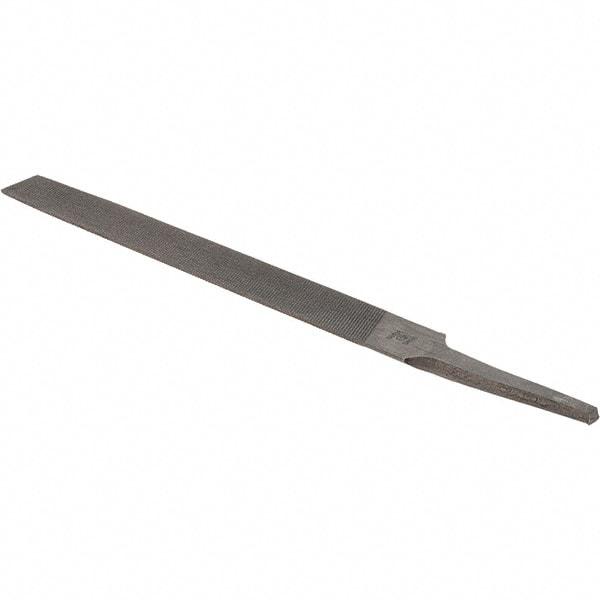 Value Collection - 6" Long, Bastard Cut, Half Round American-Pattern File - Double Cut, 5/32" Overall Thickness - Apex Tool & Supply
