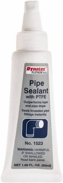 Made in USA - 50 mL Pipe Sealant - PTFE Based, 392°F Max Working Temp - Apex Tool & Supply