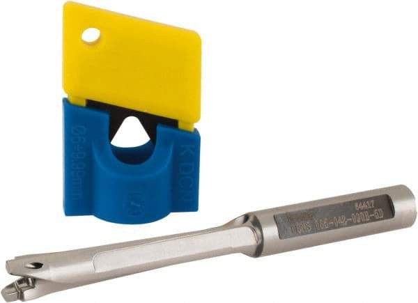 Iscar - 8.5mm to 8.89mm Diam, 5xD, 42.42mm Max Depth, 9mm Shank Diam, 89.92mm OAL, Replaceable-Tip Drill - FCP, ICK, ICK-2M, ICM, ICP, iCP-2M Insert, 8 Seat Size, 61665048 Toolholder, Series UniSumoCham - Apex Tool & Supply