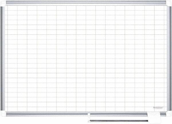 MasterVision - 36" High x 48" Wide Magnetic Dry Erase Calendar - Steel - Apex Tool & Supply