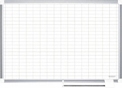 MasterVision - 36" High x 48" Wide Magnetic Dry Erase Calendar - Steel - Apex Tool & Supply
