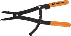 Lang - 3-1/2 to 6-1/2" Ring, External Retaining Ring Pliers - 3-1/2" Min Ring Size x 6-1/2" Max Ring Size - Apex Tool & Supply