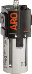 ARO/Ingersoll-Rand - 3/4" NPT, 150 Max psi Standard Modular Lubricator - Polycarbonate Bowl, Aluminum Body, 222 CFM, 125°F Max Temp, 2.76" Long x 2.87" Wide x 7.087" High - Apex Tool & Supply