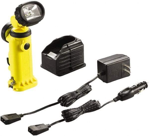 Streamlight - White LED Bulb, 163 Lumens, Industrial/Tactical Flashlight - Yellow Plastic Body, 1 4.8 V\xB6Sub-C NiCad Battery Included - Apex Tool & Supply