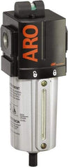ARO/Ingersoll-Rand - 1/2" Port Coalescing Filter - Metal Bowl, Automatic Drain, 250 Max psi, 0.3 Micron Rating, 2.756" Long x 2.874" Wide x 8.583" High - Apex Tool & Supply
