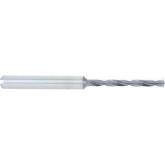 Accupro - Letter Q, 140° Point, Spiral Flute, Solid Carbide Taper Length Drill Bit - TiAlN Finish, 95mm Flute Length, 142mm OAL - Apex Tool & Supply