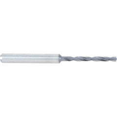 Accupro - 25/64" 140° Spiral Flute Solid Carbide Taper Length Drill Bit - Apex Tool & Supply