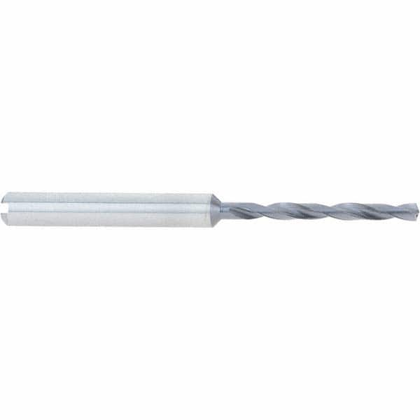 Accupro - 9mm 140° Spiral Flute Solid Carbide Taper Length Drill Bit - Apex Tool & Supply