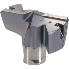 Iscar - Series FCP, 21.59mm Diam Grade IC908 Replaceable Drill Tip - Carbide, TiAlN/TiN Finish, 21 Seat Size - Apex Tool & Supply