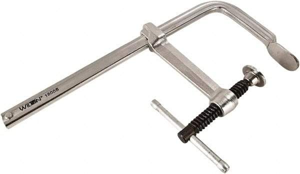 Wilton - 4-3/4" Deep Throat, 18" Max Capacity, Standard Sliding Arm Clamp - 1,800 Lb Clamping Pressure - Apex Tool & Supply