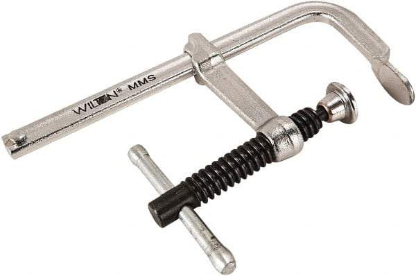 Wilton - 2-1/4" Deep Throat, 8" Max Capacity, Standard Sliding Arm Clamp - 400 Lb Clamping Pressure - Apex Tool & Supply