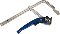 Wilton - 4" Deep Throat, 8" Max Capacity, Standard Sliding Arm Clamp - 770 Lb Clamping Pressure - Apex Tool & Supply