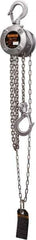 Harrington Hoist - 500 Lb Lifting Capacity, 20' Lift Height, Hand Hoist - Made from Chain - Apex Tool & Supply