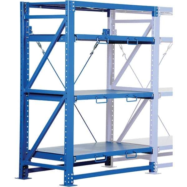 Vestil - 4 Shelf Steel Shelving - 6,000 Lb Capacity, 54" Wide x 80" High x 32" Deep, Stainless Steel - Apex Tool & Supply