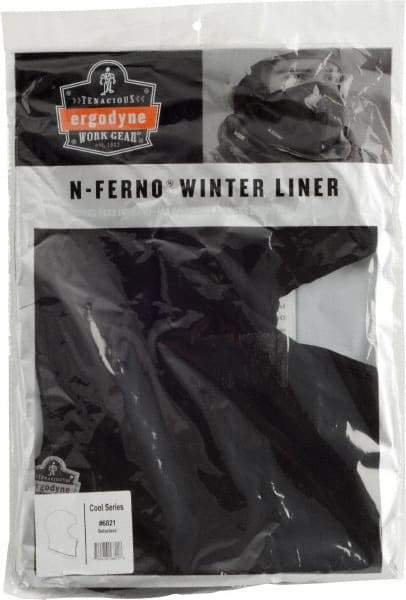 Ergodyne - Universal Size, Headcover Balaclava - Polyester, Fleece, Black - Apex Tool & Supply