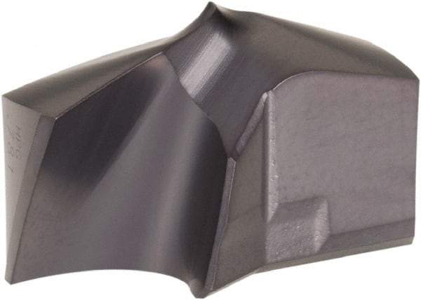 Kennametal - Series KSEM Plus, 25/32" Diam Grade KCPM45 140° Replaceable Drill Tip - Carbide, TiAlN Finish, 2 Seat Size - Apex Tool & Supply