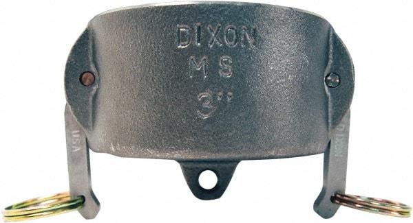 Dixon Valve & Coupling - 4" Malleable Iron Cam & Groove Suction & Discharge Hose Dust Cap For Use with Adapters - Part DC, 100 Max psi - Apex Tool & Supply